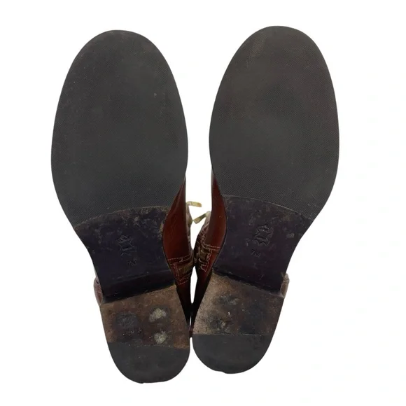 Tory Burch Alessandra Tall Riding Boots 7 Brown - Picture 14 of 16